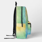 watercolor bedruckter rucksack (Links)