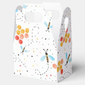 Watercolor Bee Pattern Geschenkschachtel (Geöffnet)