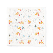 Watercolor Bee Pattern