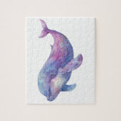 Watercolor Beluga Whale Puzzle (Vertikal)