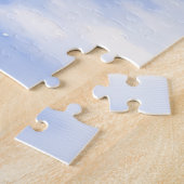 Watercolor Berger Picard Village Square Christmas Puzzle (Seite)