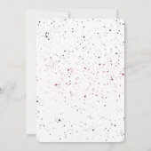 Watercolor Berry Blueberry Raspberry Birthday Einladung (Rückseite)