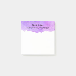 Watercolor-beruflicher Organisator Post-it Klebezettel