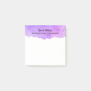 Watercolor-beruflicher Organisator Post-it Klebezettel