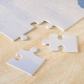 Watercolor Bichon Frise Festive Fountain Christmas Puzzle (Seite)