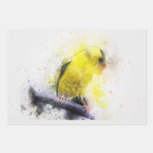 Watercolor Bird 5 Decoute Kunst, Dichtung und Musi Geschenkpapier Set (Vorderseite)