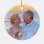 Watercolor Bird Keramik Ornament (Hinten)