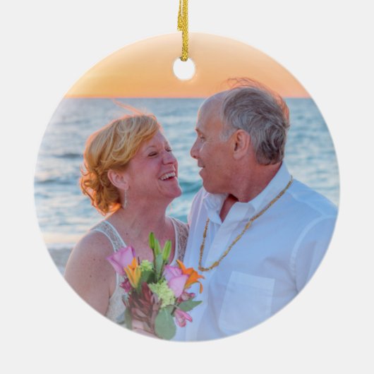 Watercolor Bird Keramik Ornament (Hinten)