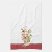 Watercolor Bird Magnolia Blume Küchentücher (Vertikal)