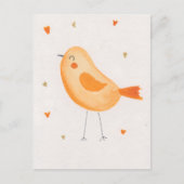 Watercolor Bird Postkarte (Vorderseite)