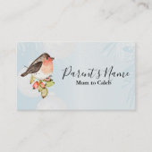 Watercolor Bird Visitenkarte (Vorderseite)