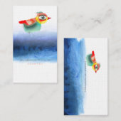 Watercolor Bird Visitenkarte (Vorne/Hinten)