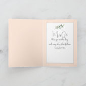 Watercolor Birthday Angel Girl Karte (Innenseite)