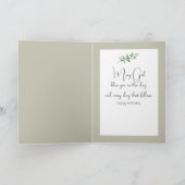 Watercolor Birthday Angel Girl Karte (Innenseite)