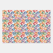 Watercolor Birthday Balloons Geschenkpapier Set (Vorderseite)