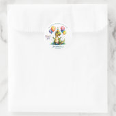 Watercolor BIRTHDAY Dinosaur Sticker (Tasche)