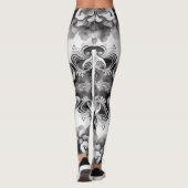 Watercolor black ink wash leggings (Rückseite)