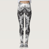 Watercolor black ink wash leggings (Vorderseite)