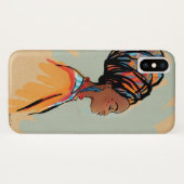 Watercolor Black Queen Phone Case (Rückseite (Horizontal))