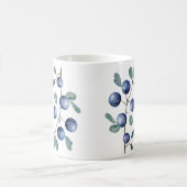 Watercolor Blackthorn Berries Kaffeetasse (Mittel)