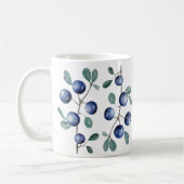 Watercolor Blackthorn Berries Kaffeetasse (Links)