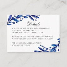 Watercolor blauer Blumenzauber - Details zur Winte