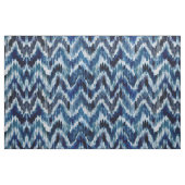 Watercolor blaues Zickzack Ikat Stoff (Yard (91,4 cm))