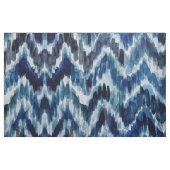 Watercolor blaues Zickzack Ikat Stoff (Fat Quarter (45,7 x 55,9 cm))