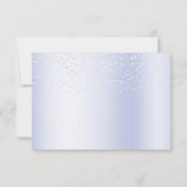 Watercolor Blue Baby Bear Danke Karte (Rückseite)