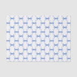Watercolor Blue Christmas Bows Seidenpapier<br><div class="desc">PreppyPrint.com - Feiern Sie Weihnachten im Stil! Fügen Sie Ihre personalisierte Touch hinzu! Übertragen Sie dieses Design auch auf die Produkte Ihrer Wahl! Bitte besuchen Sie meinen Designer-Shop,  PreppyPrint.com,  um die Dinge zu koordinieren.</div>