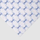 Watercolor Blue Christmas Bows Seidenpapier (Ausschnitt)