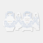  watercolor blue crest | wedding geschenkschachtel (Ungefaltet)