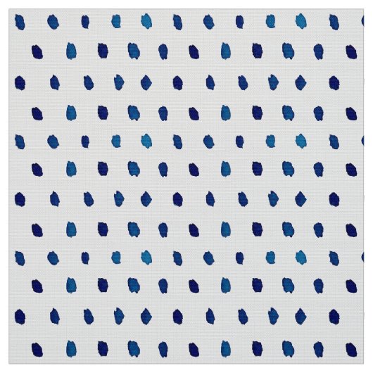 Watercolor Blue Dot Muster Stoff (Muster)