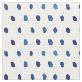 Watercolor Blue Dot Muster Stoff (Nahaufnahme)
