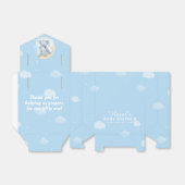 Watercolor Blue Elephant Boy Baby Dusche Vielen Da Geschenkschachtel (Ungefaltet)