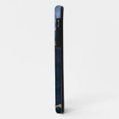 Watercolor Blue Gold Marble Agate Geode Case-Mate iPhone Hülle (Hinten/Links)