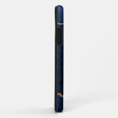 Watercolor Blue Gold Marble Agate Geode Case-Mate iPhone Hülle (Hinten/Rechts)