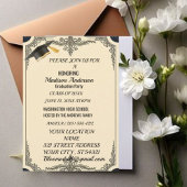 Watercolor Blue Gold Marble Agate Graduation Party Karte