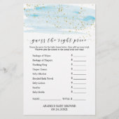 Watercolor Blue & Gold schätzen das richtige Preis (Vorderseite)