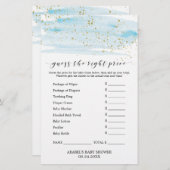 Watercolor Blue & Gold schätzen das richtige Preis (Vorne/Hinten)