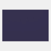 Watercolor Blue Snowflake Reindeer Tree Christmas Geschenkpapier Set (Vorderseite 2)