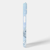 Watercolor Blue Winter Stilvolle Girl Anpassbar Case-Mate iPhone Hülle (Rückseite / Rechts)