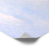 Watercolor Blueberries Poster (Ecke)