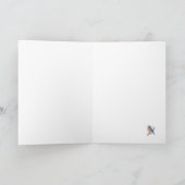 Watercolor Bluebird Danke Karte (Innenseite)