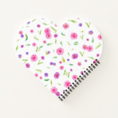 Watercolor Blume Travel Journal Notizblock (Rückseite)