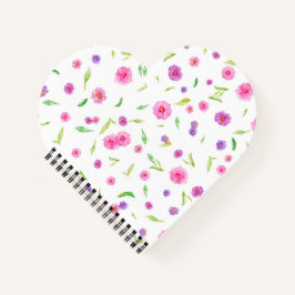 Watercolor Blume Travel Journal Notizblock