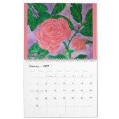 Watercolor-Blumen 2016 Kalender (Feb 2027)