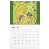 Watercolor-Blumen 2016 Kalender (Mär 2027)