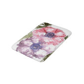 Watercolor-Blumen Badematte (Schrägansicht)