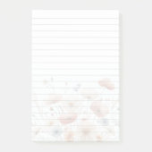Watercolor Blumen Design 3M Post-it® Notizen (Vorderseite)